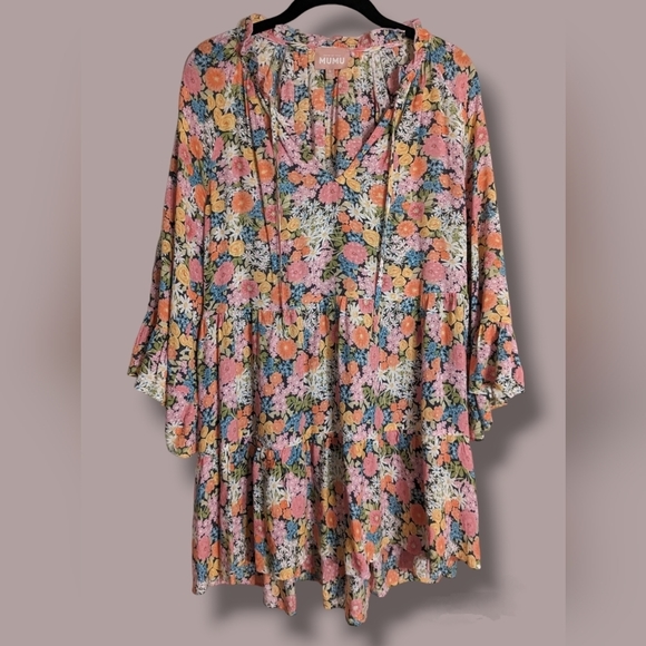 Show Me Your Mumu Viola Mini Dress in Wild Flora - Picture 3 of 11